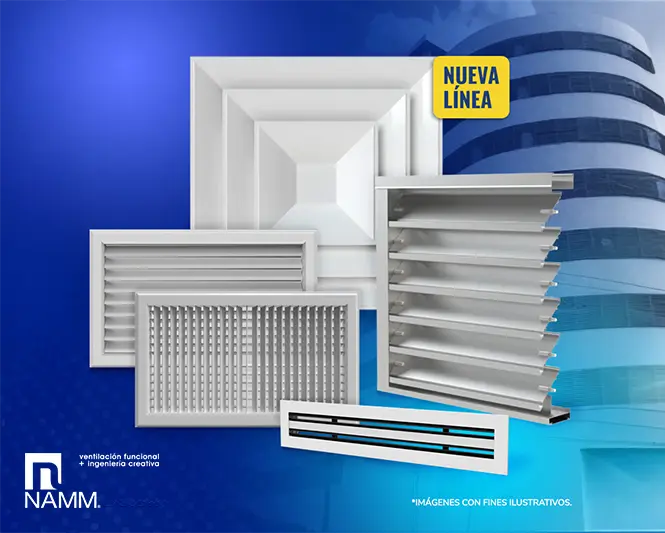 Productos de ventilación marca NAMM