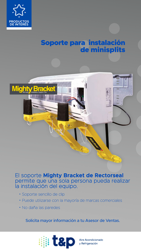 MIGHTY BRACKET - BRAZOS PARA INSTALAR MINI-SPLIT