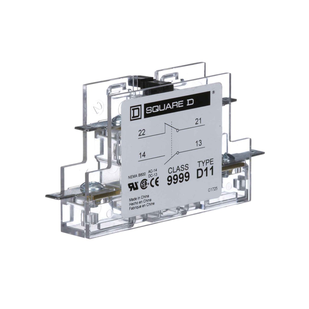 CONTACTOR AUXILIAR SQUARE D 1NO/1NC 50A-90A