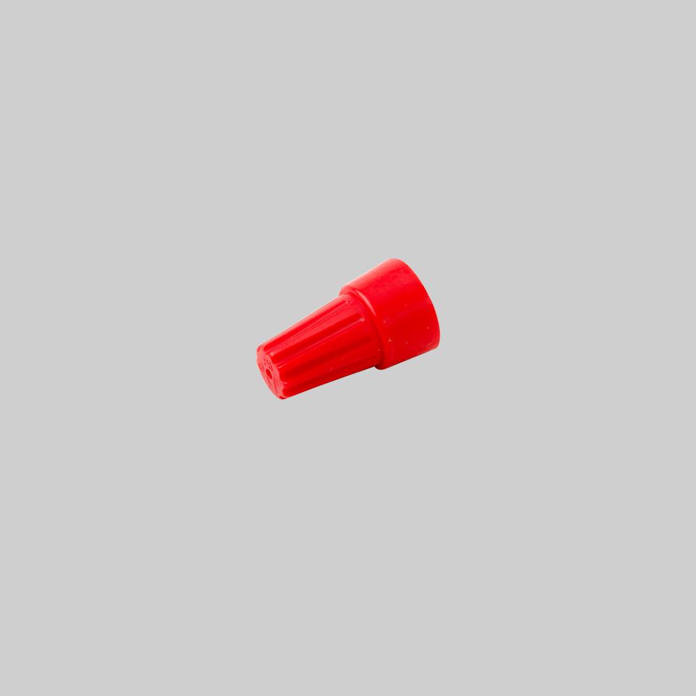 CONECTOR ROSCABLE ROJO (PAQ 12)