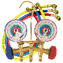 MANIFOLD JB INDUSTRIES R22, R134, R404 CON MANGUERAS 36 IN