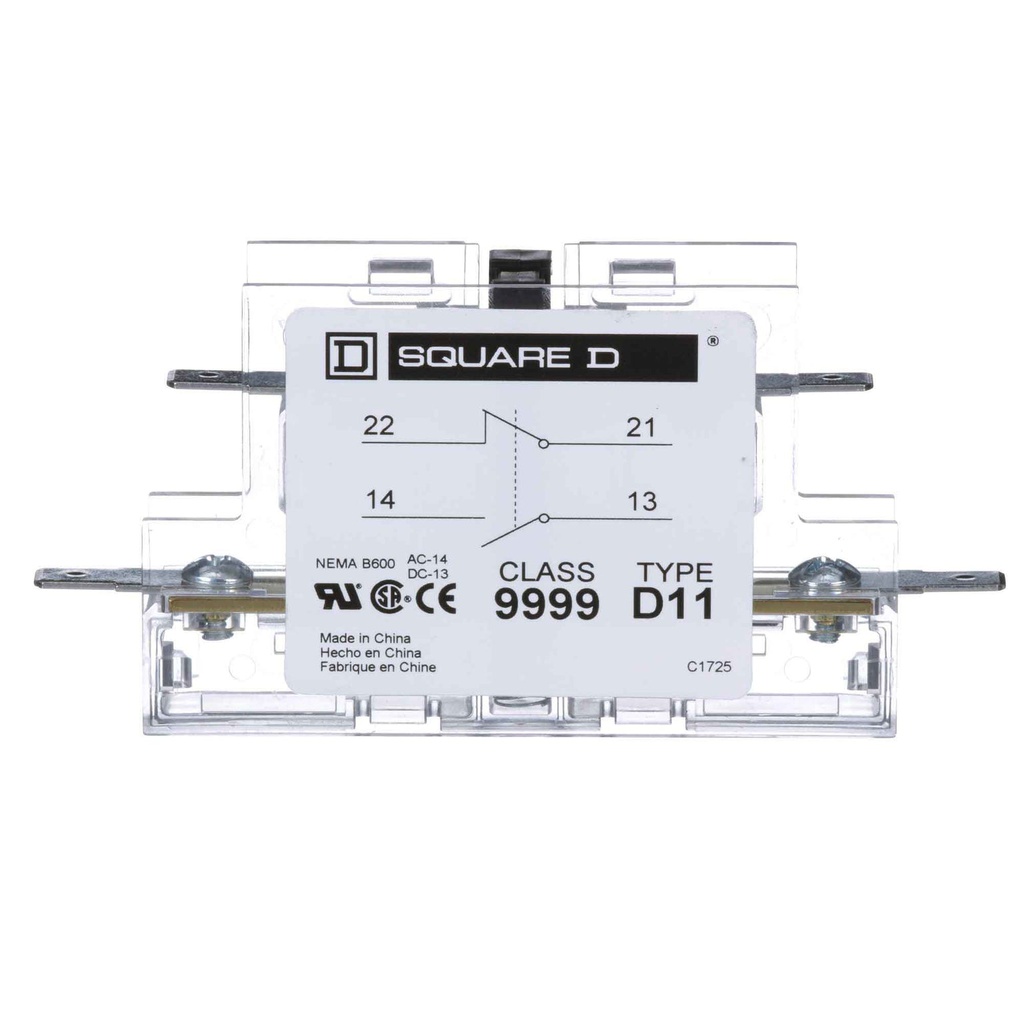 CONTACTOR AUXILIAR 50A-90A - SQUARE D 9999D11