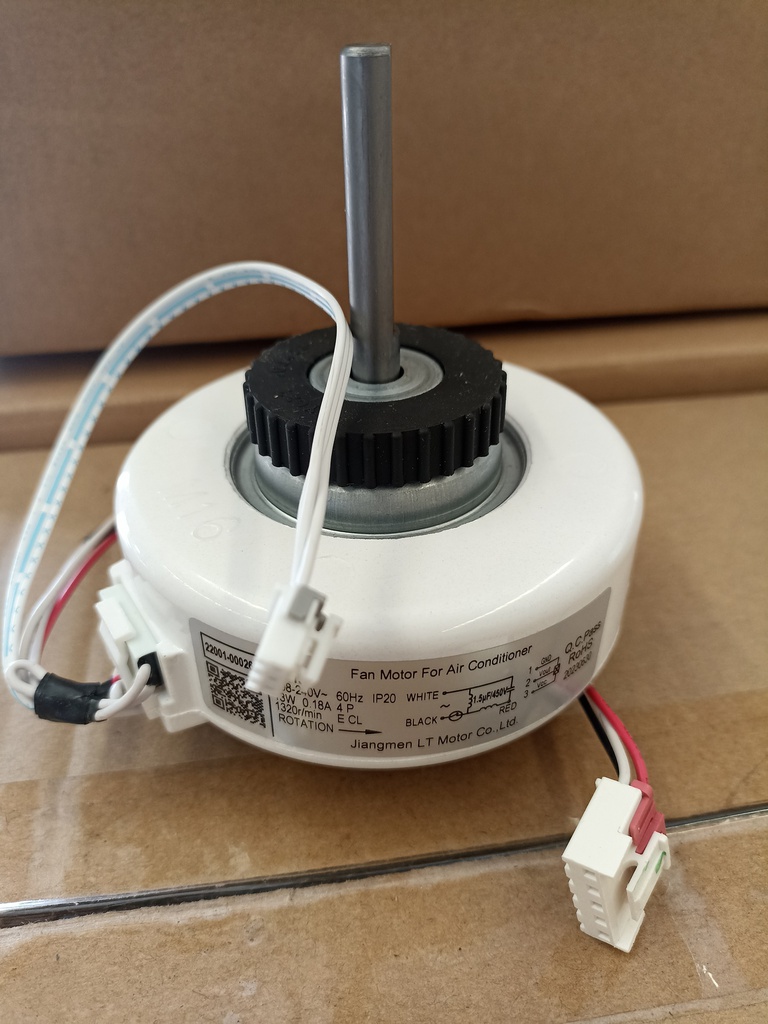 MOTOR EVAPORADOR MINISPLIT HP 16 SEER 1 TON Y SF 1 TON 13 SEER 208-240V 60HZ 13W o 18A 4P 1320 RPM CL 22001-000269