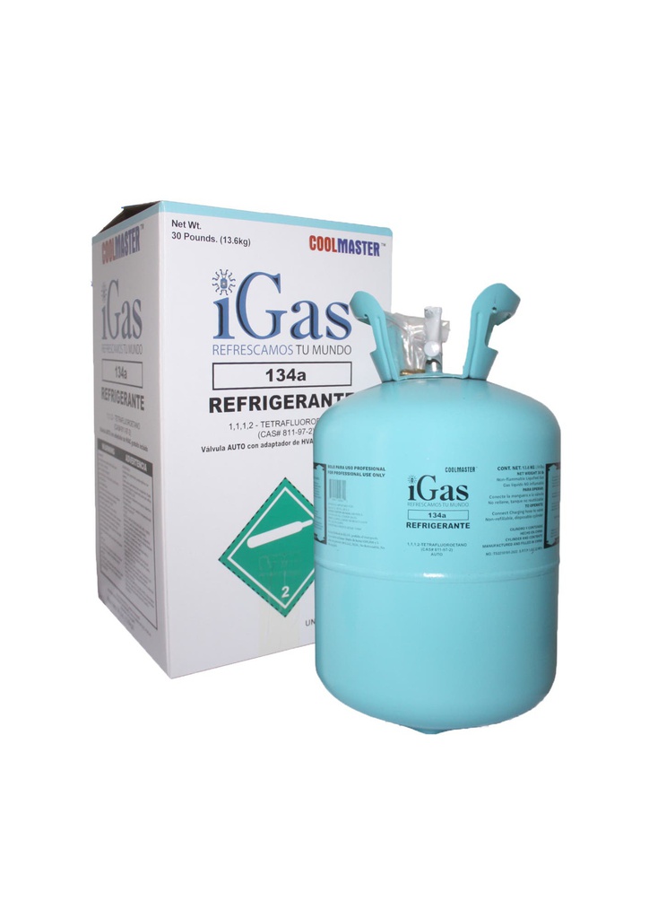 GAS REFRIGERANTE I-GAS R134A 13.62 KG