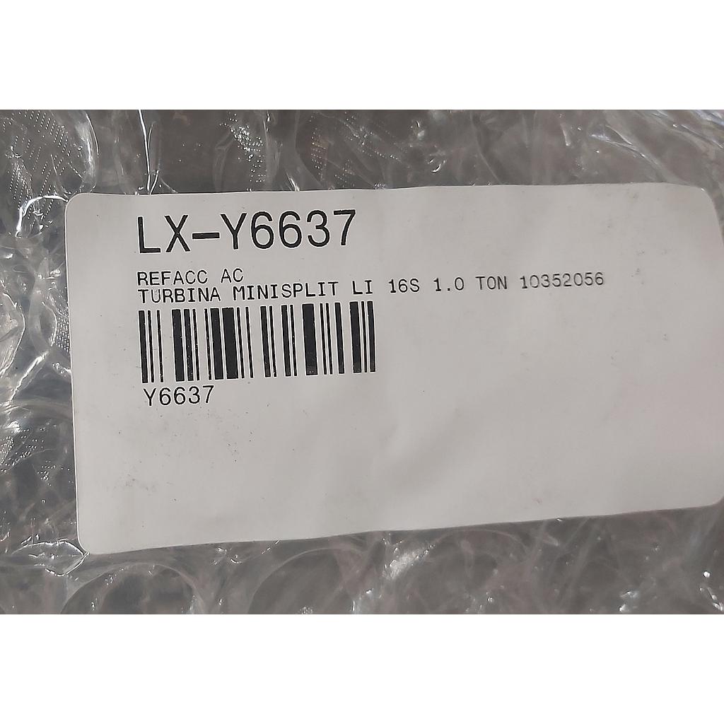 TURBINA MINISPLIT LI012170P432 Y LI012160P432 LI012210P432 16 SEER 10352056