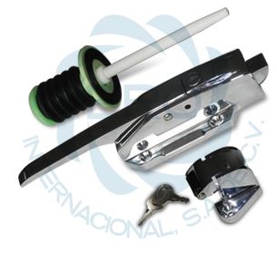 CERROJO CAMARA COLDTEK 11 IN CON LLAVE Y BOTADOR CONTRACORTA YL-1178S