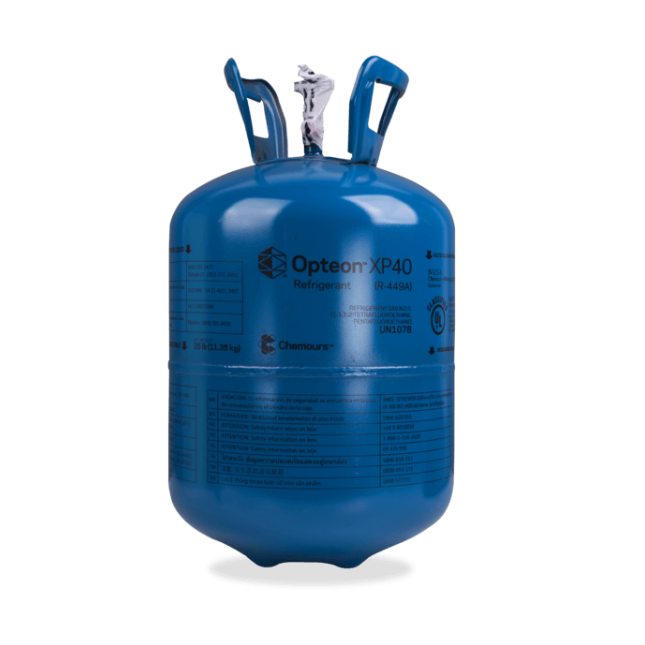 GAS REFRIGERANTE CHEMOURS OPTEON XP40(R-449A) CILINDRO 11.35 KG