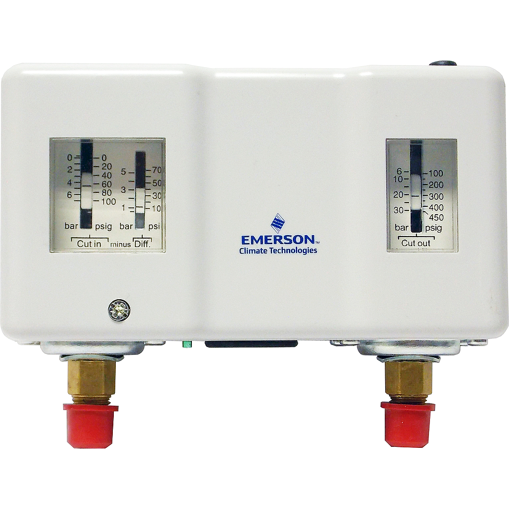 CONTROL DE PRESION DUAL CON CAPILAR EMERSON NUEVOTYP