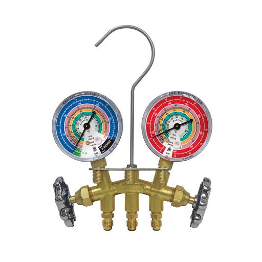 [MC-33636E] MANIFOLD R410A, R507A, R404A, R22 CON MANGUERAS 36 IN