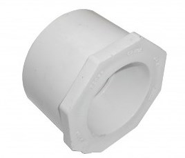 [MP-RED3412PVC] REDUCCION BUSHING DE PVC (DIAMETRO: 3/4 IN X 1/2 IN)