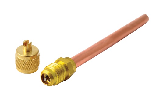 VALVULA DE ACCESO TIPO PIVOTE SOLDABLE 1/4"