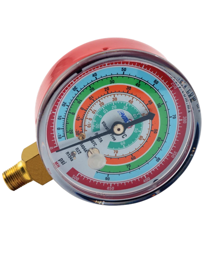 [AVA-VAG800EH] MANOMETRO DE ALTA PARA R-410A, R-404A, R-22, R-507A 3 IN