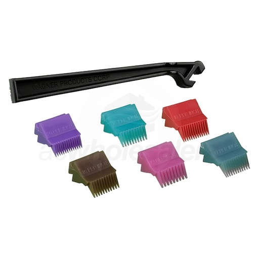 [DT-T101] KIT DE PEINES PARA SERPENTIN DIVERSITECH T101 - 6 MEDIDAS, NYLON