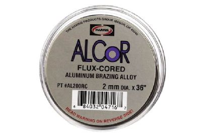 [HAR-AL200RC] SOLDADURA DE ALUMNIO HARRIS ALCOR CON FUNDENTE 2 MM X 36 IN